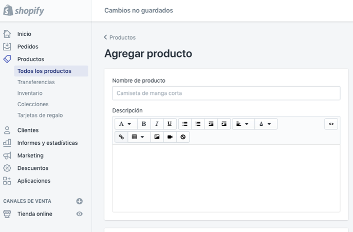 todos los productos