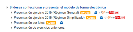 Acceso al modelo 303