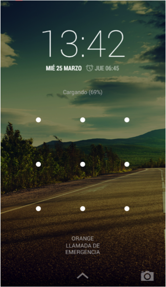 Desbloqueo de pantalla