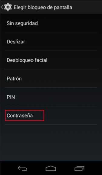 Desbloqueo de pantalla
