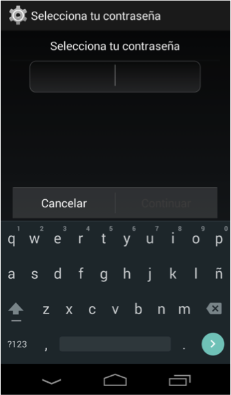 Desbloqueo de pantalla