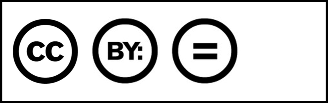 Licencia Creative Commons Sin obra derivada